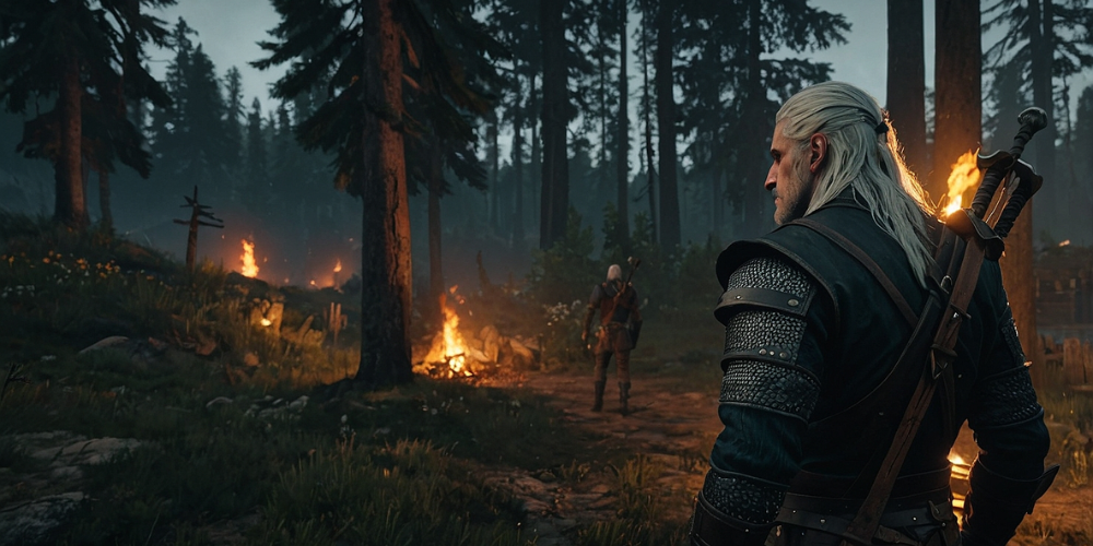 The Witcher art game